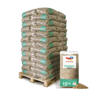 Palette 65×15 kg 975 kg Holzpellets 6 mm – Heizung | Heizpellets Sackware