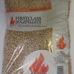 Palette Holzpellets Din Plus firstclass pellets 65 Sack á 15 KG Sommerpreis
